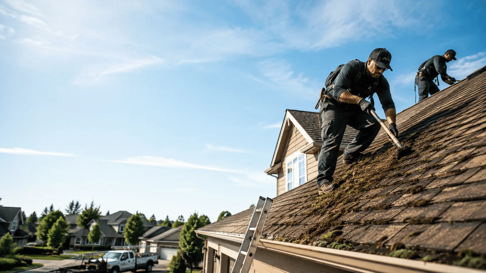 Roof Moss Removal in Stone Park, IL near me